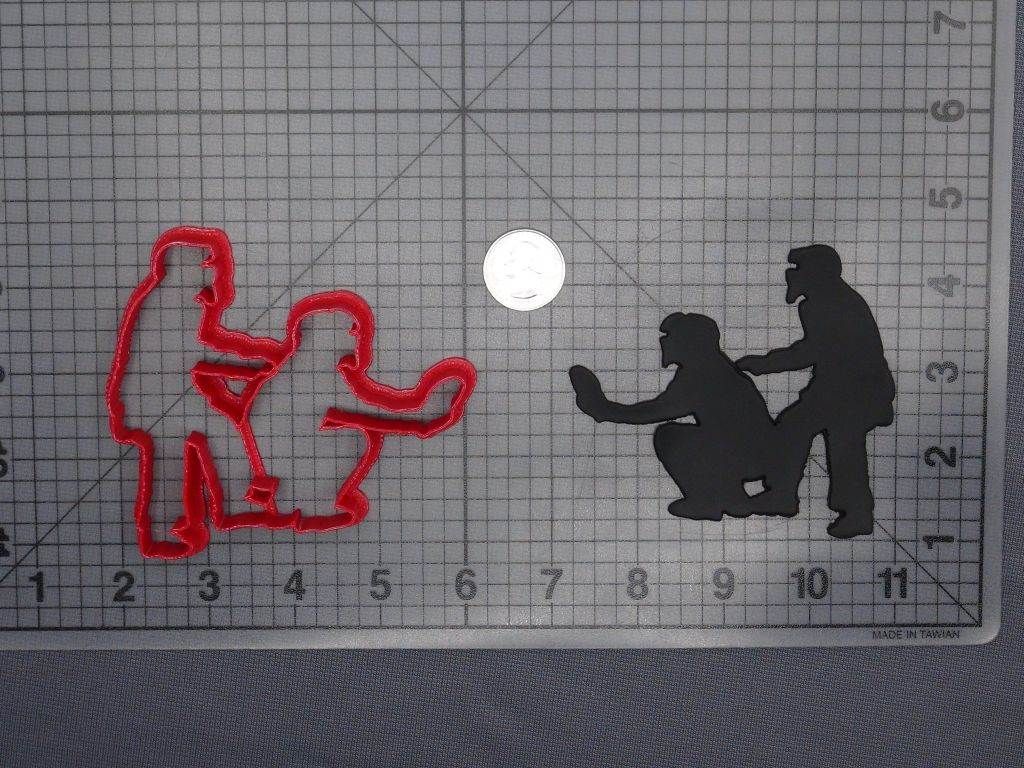 Baseball Catcher and Umpire 266-E266 Cookie Cutter