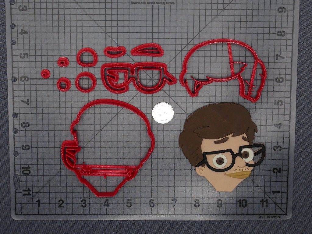 Big Mouth - Andrew Head 266-E592 Cookie Cutter Set
