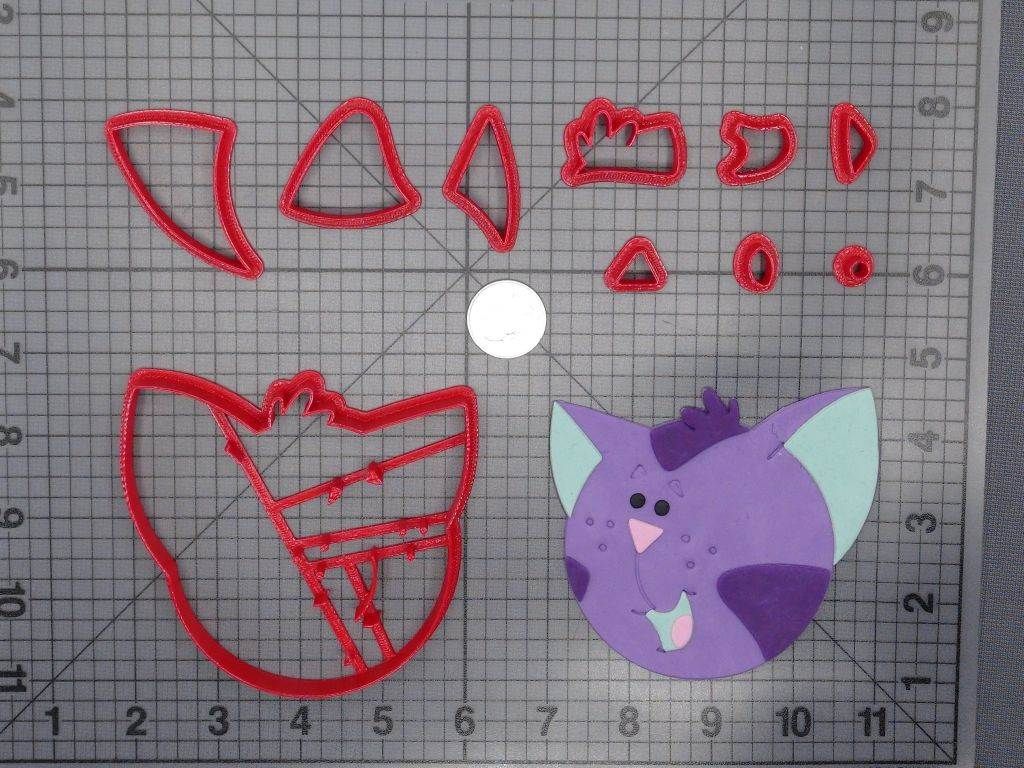 Blues Clues - Periwinkle Cat Head 266-E547 Cookie Cutter Set