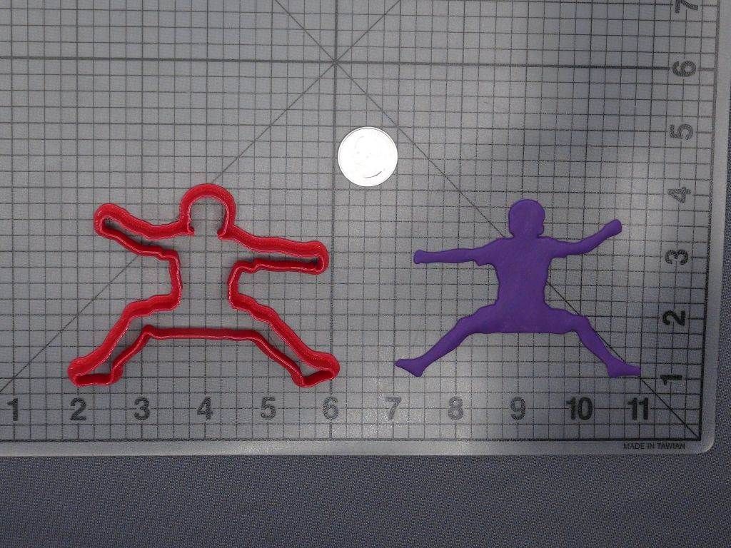 Boy Jumping 266-E089 Cookie Cutter Silhouette
