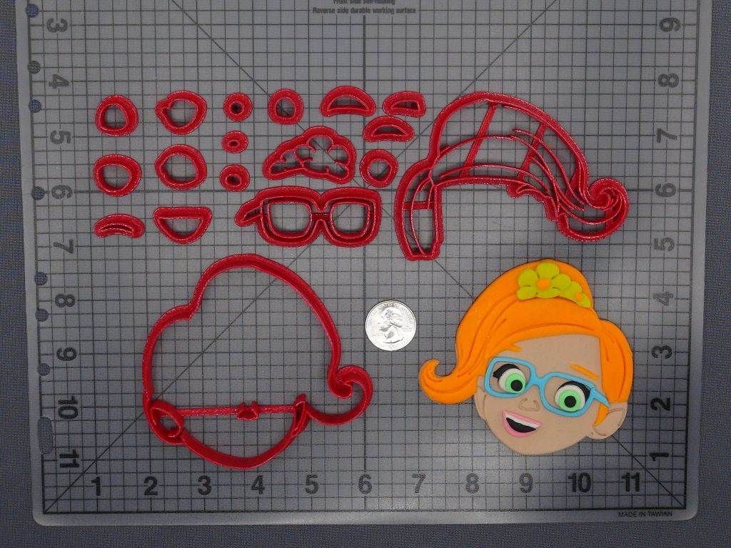 Butterbeans Cafe - Poppy Head 266-E562 Cookie Cutter Set
