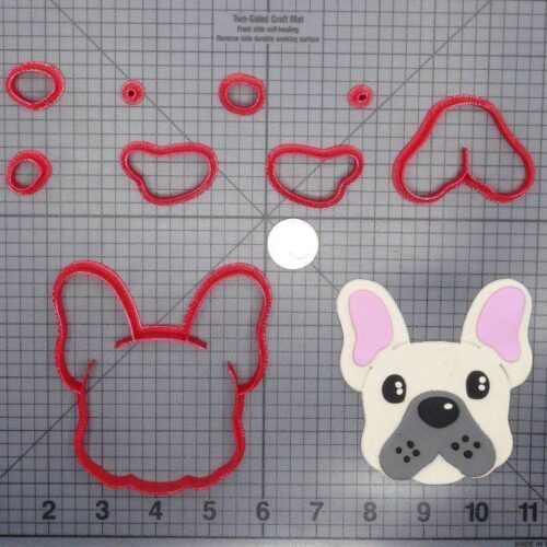 Dog - French Bulldog Head 266-D780 Cookie Cutter Set