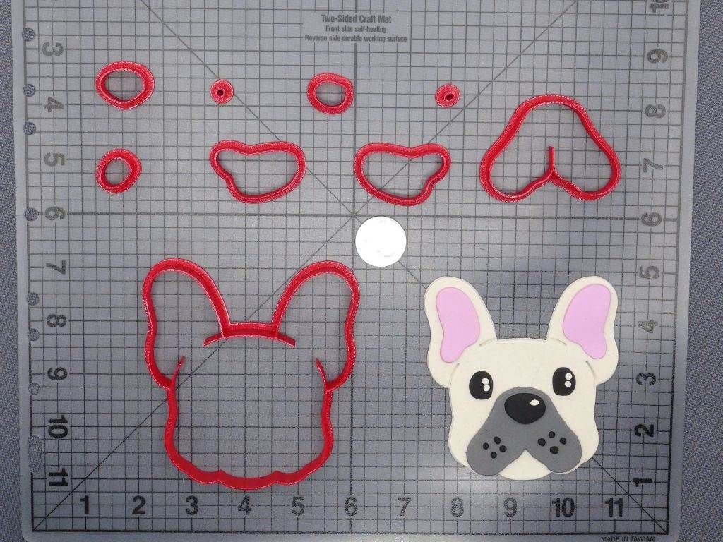 Dog - French Bulldog Head 266-D780 Cookie Cutter Set