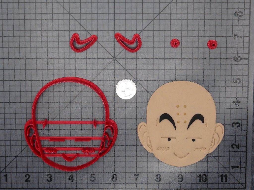 Dragon Ball Z - Krillin Head 266-E883 Cookie Cutter Set