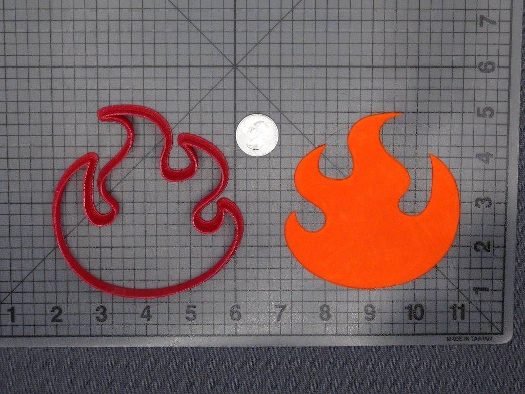 Flame 266-E091 Cookie Cutter Silhouette