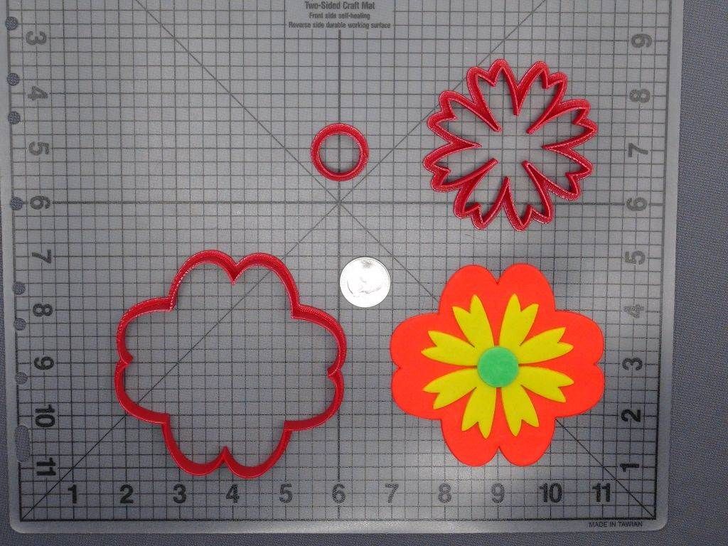 Flower 266-E007 Cookie Cutter Set