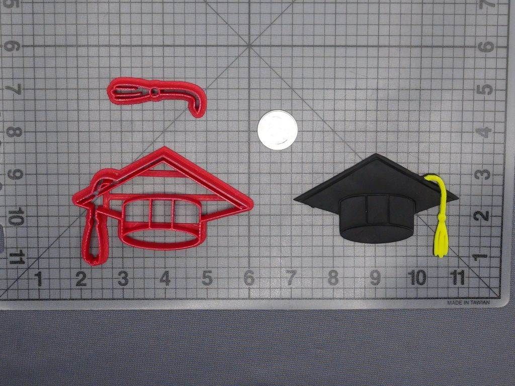 Graduation Cap 266-E775 Cookie Cutter Set