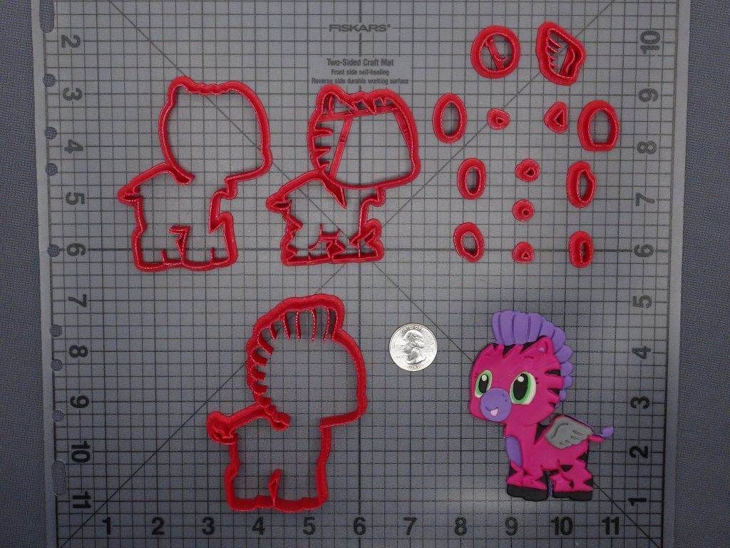 Hatchimals - Zebrush Zebra 266-E846 Cookie Cutter Set