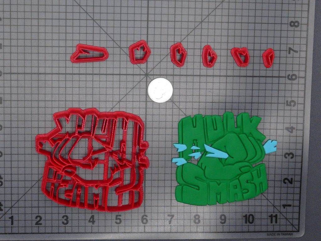 Hulk Smash Fist 266-E726 Cookie Cutter Set