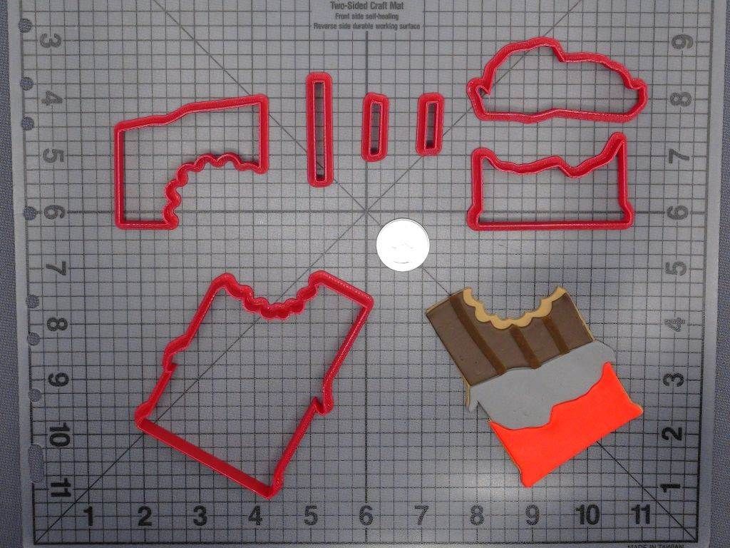 KitKat Chocolate Bar 266-D991 Cookie Cutter Set