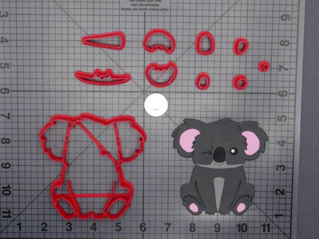 Koala Winking Body 266-D819 Cookie Cutter Set