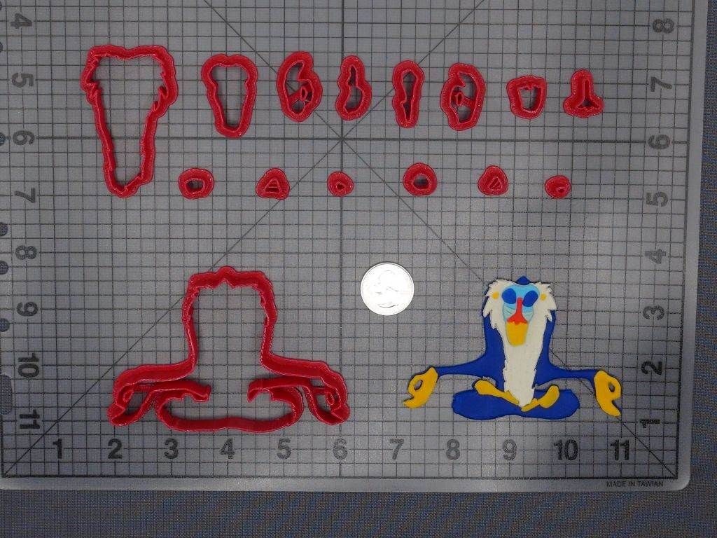 Lion King - Rafiki Monkey Body 266-D825 Cookie Cutter Set