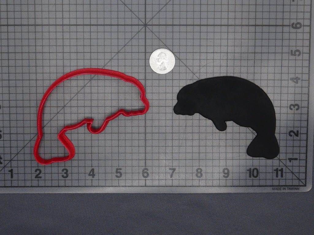 Manatee 266-E166 Cookie Cutter Silhouette