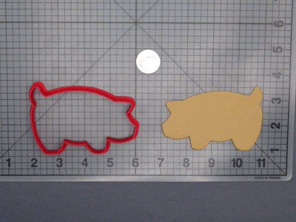 Mexican Sweet Bread Marranito Pig 266-D910 Cookie Cutter Silhouette
