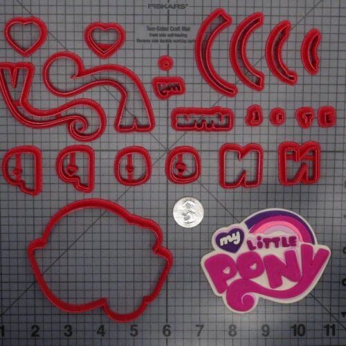 My Little Pony Logo 266-D392 Cookie Cutter Set