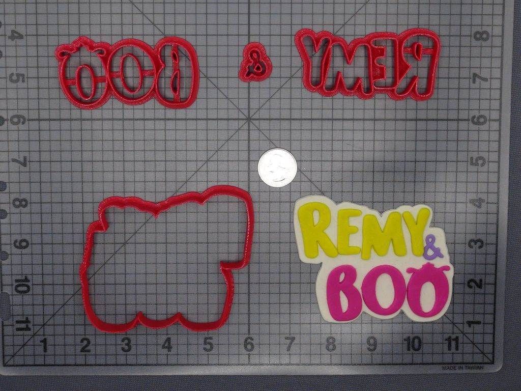 Remy and Boo Logo 266-E701 Cookie Cutter Set
