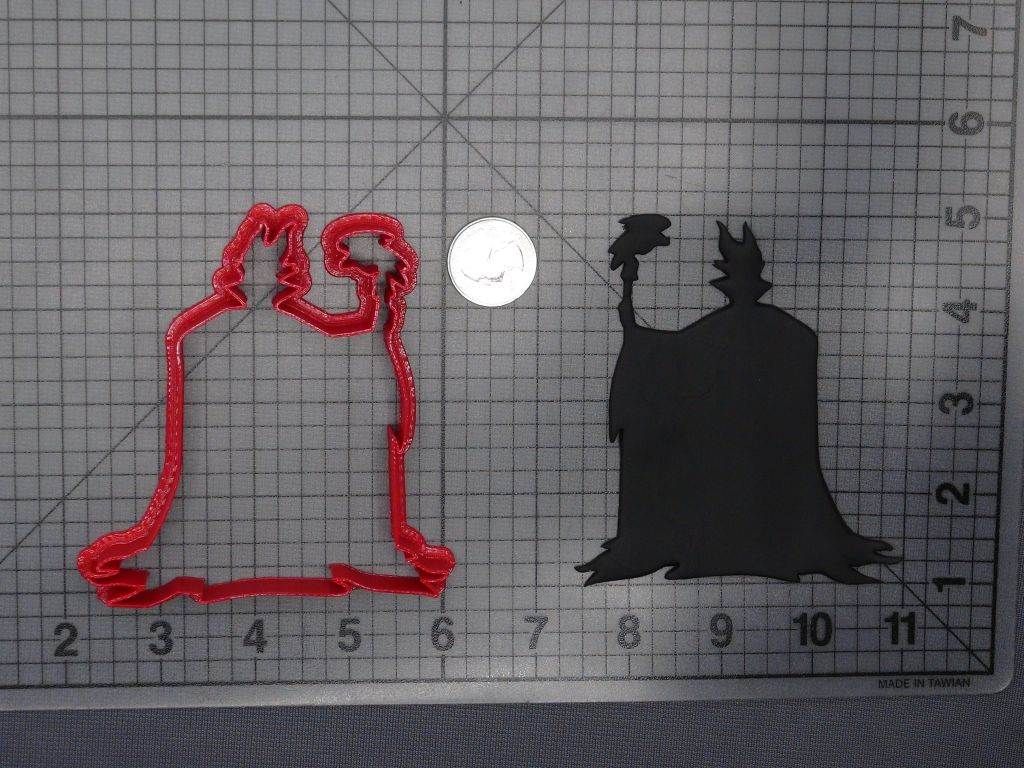 Sleeping Beauty - Maleficent Body 266-E725 Cookie Cutter Silhouette