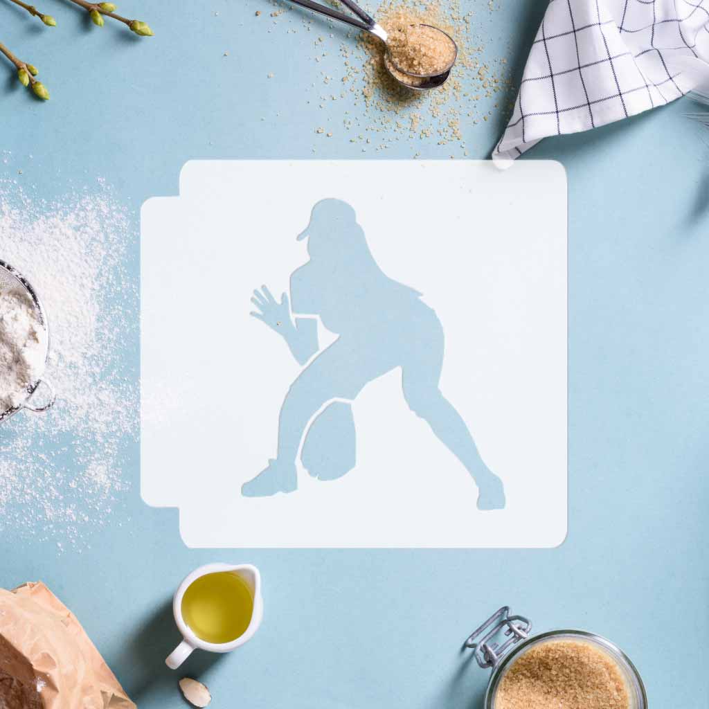 Softball Player 783-C990 Stencil