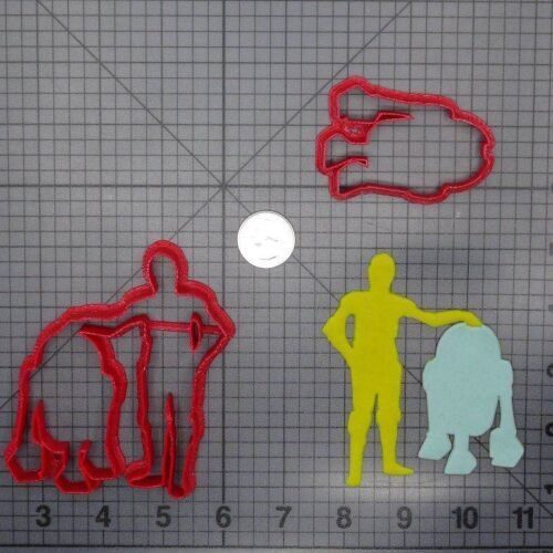 Star Wars - R2D2 and C-3PO 266-E815 Cookie Cutter Set
