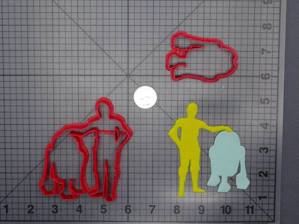 Star Wars - R2D2 and C-3PO 266-E815 Cookie Cutter Set