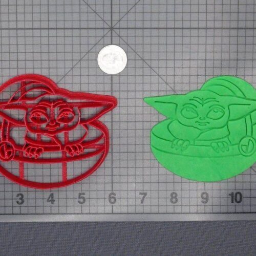 Star Wars The Mandalorian - Baby Yoda in Pod 266-E614 Cookie Cutter