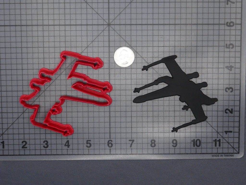 Star Wars - X Wing Starfighter 266-E875 Cookie Cutter Silhouette