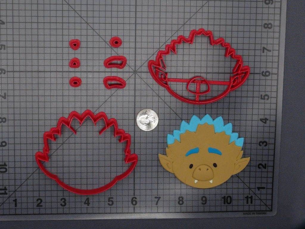 Super Monsters - Spike Gong Head 266-E714 Cookie Cutter Set