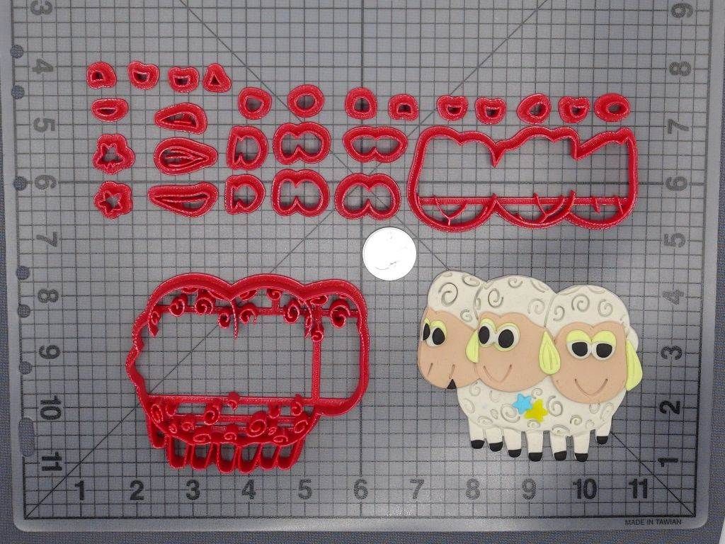 Toy Story - Sheep 266-E639 Cookie Cutter Set