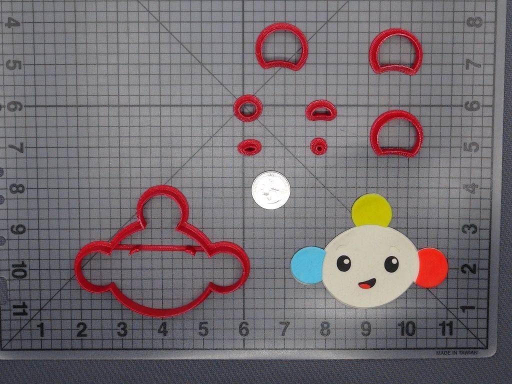 True and the Rainbow Kingdom - Rainbow King Head 266-E926 Cookie Cutter Set