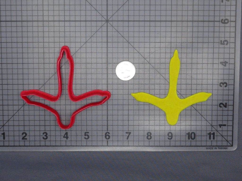 Turkey Foot Print 266-E309 Cookie Cutter Silhouette