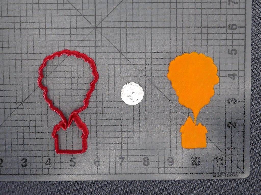 Up - House 266-E871 Cookie Cutter Silhouette
