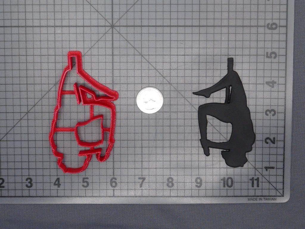 Aerial Yoga Pose 266-E467 Cookie Cutter