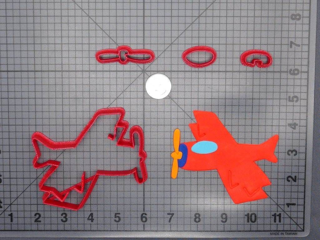 Airplane 266-E564 Cookie Cutter Set