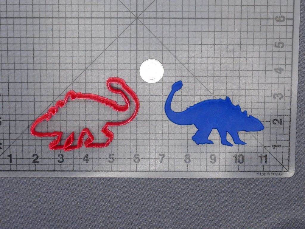 Ankylosaurus Dinosaur 266-E943 Cookie Cutter Silhouette