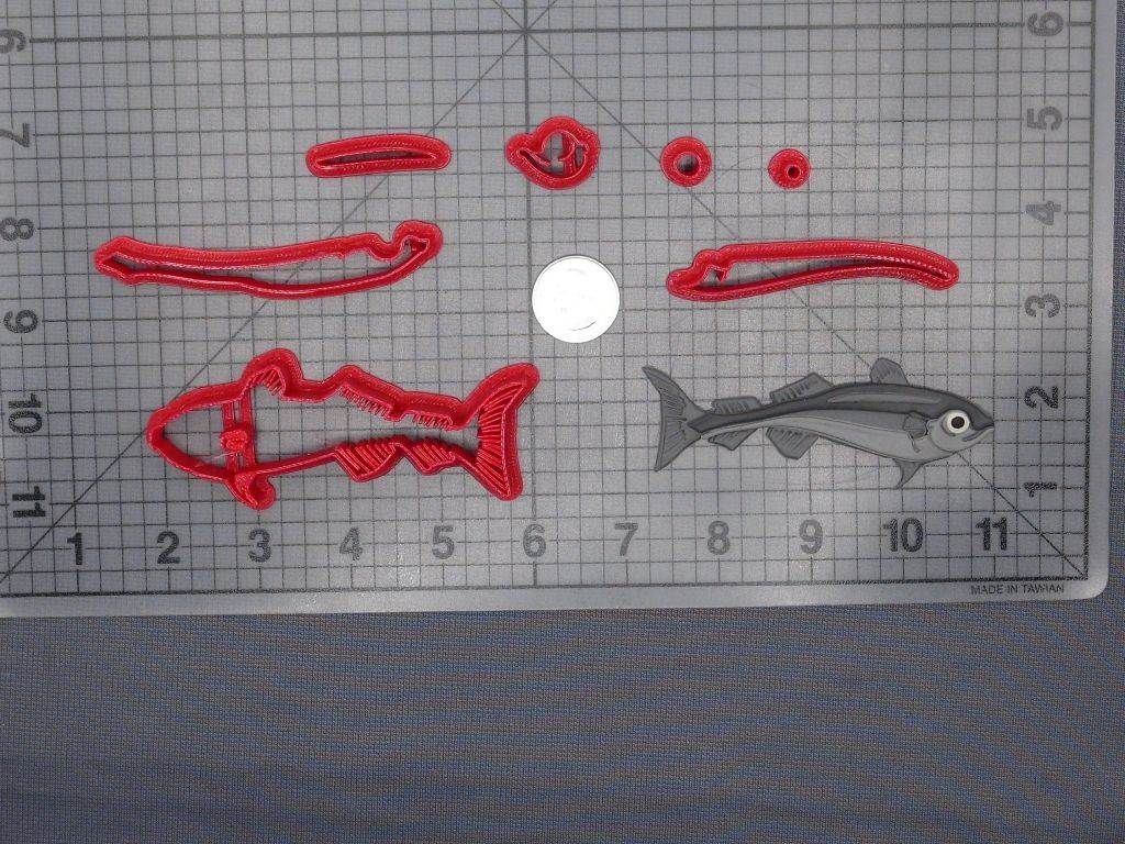 Arctic Cod Fish 266-E389 Cookie Cutter Set