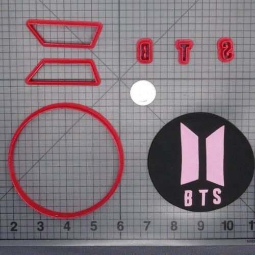 BTS Logo 266-E771 Cookie Cutter Set