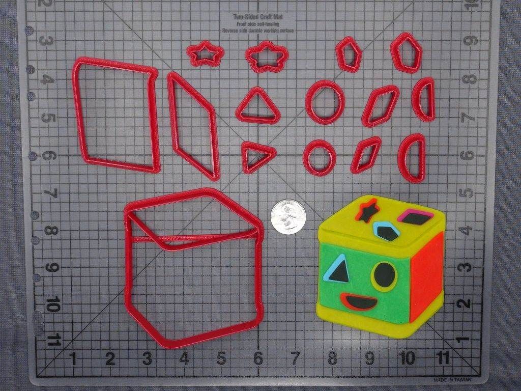 Baby Activity Block 266-E447 Cookie Cutter Set