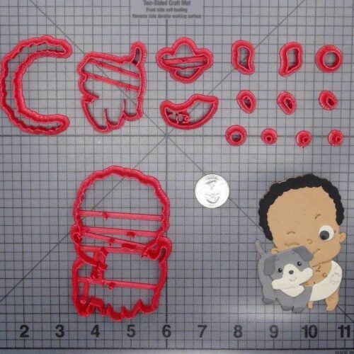 Baby Boy with Dog 266-E744 Cookie Cutter Set