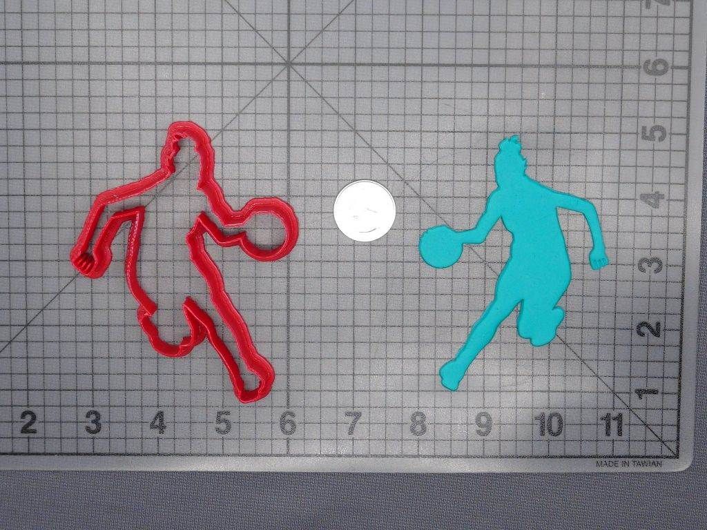 Basketball Player 266-E687 Cookie Cutter Silhouette