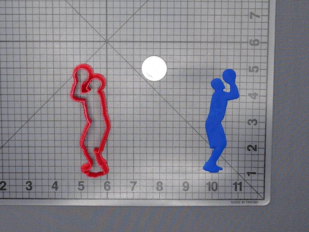 Basketball Player 266-F064 Cookie Cutter Silhouette