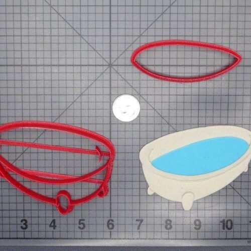 Bathtub 266-E929 Cookie Cutter Set