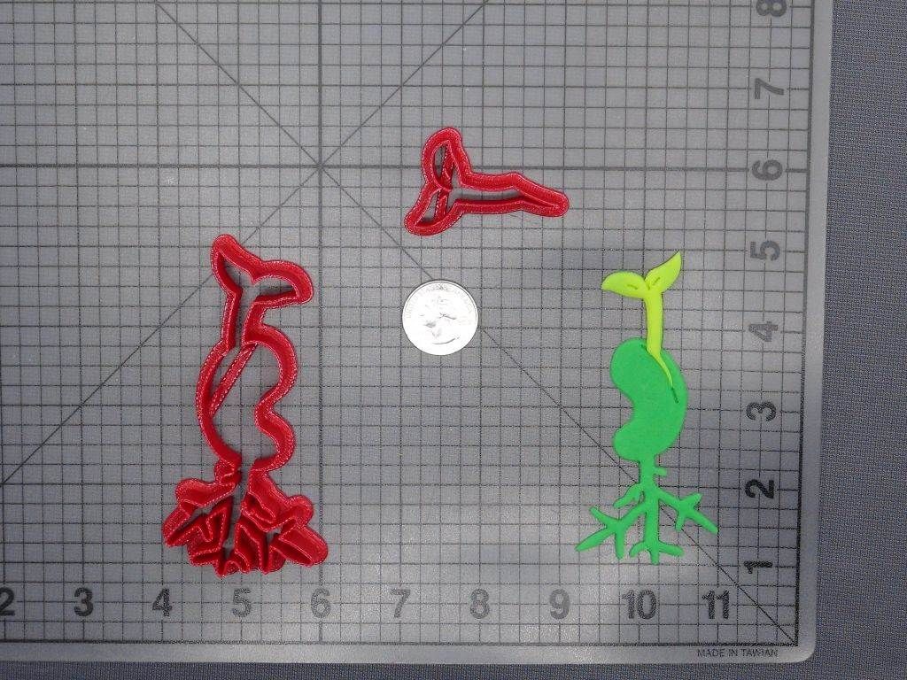Bean Plant Sprouting 266-E416 Cookie Cutter Set