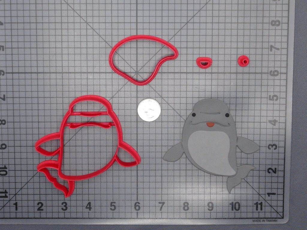 Beluga Whale 266-E698 Cookie Cutter Set