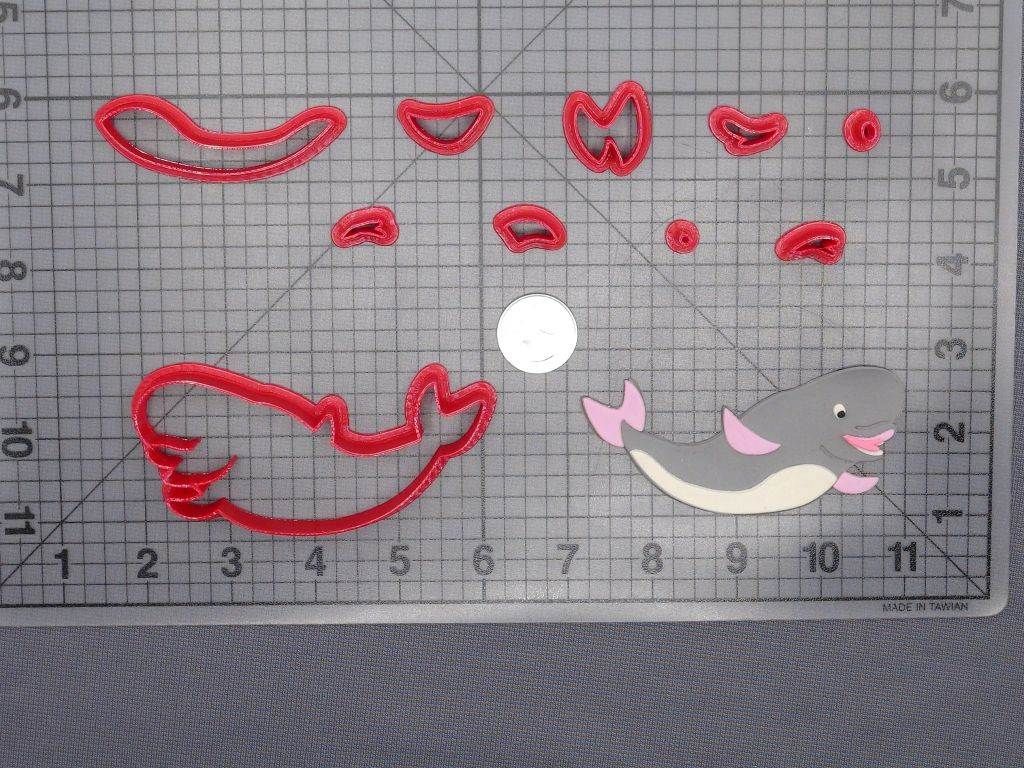 Beluga Whale 266-E743 Cookie Cutter Set