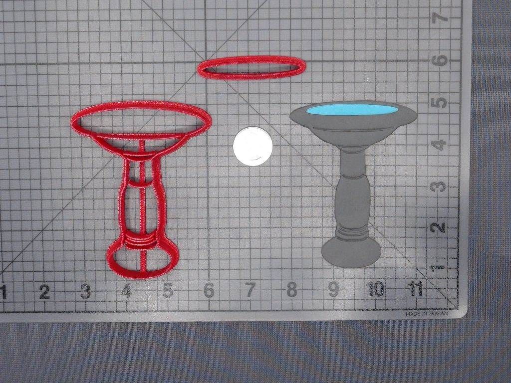 Bird Bath Fountain 266-E967 Cookie Cutter Set