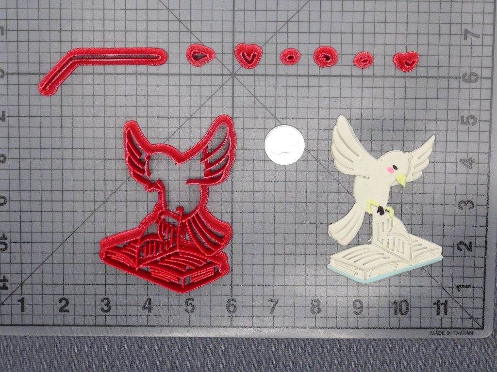 Bird and Book 266-E669 Cookie Cutter Set