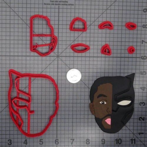 Black Panther Chadwick Boseman Head 266-E769 Cookie Cutter Set