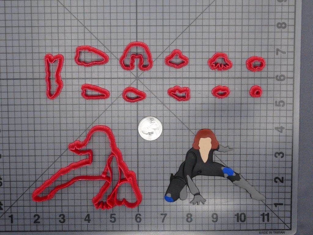 Black Widow Scarlett Johansson 266-E922 Cookie Cutter Set