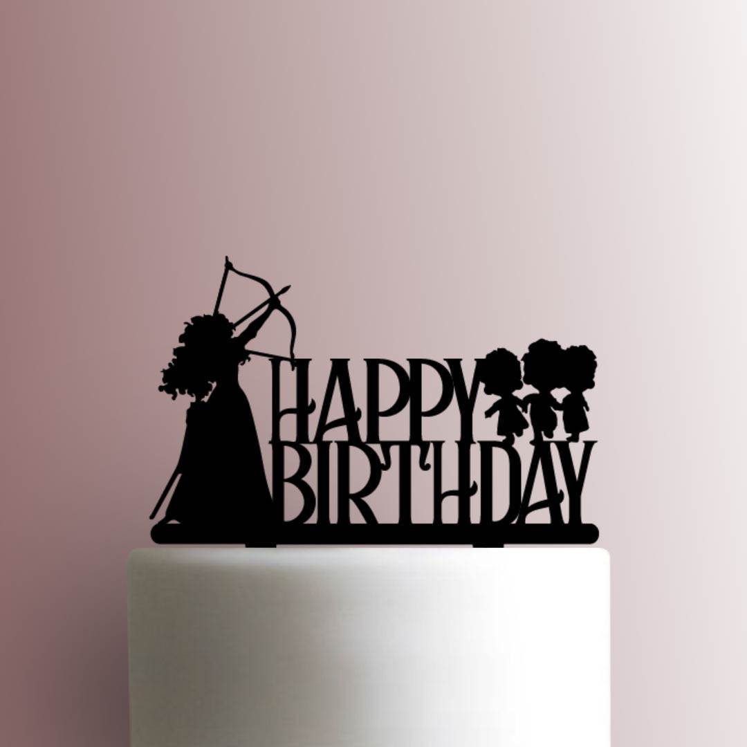 Brave Happy Birthday 225-A395 Cake Topper