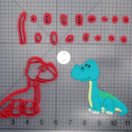 Brontosaurus Dinosaur 266-E897 Cookie Cutter Set